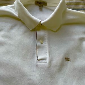 Mens Burberry polo short sleeve shirt